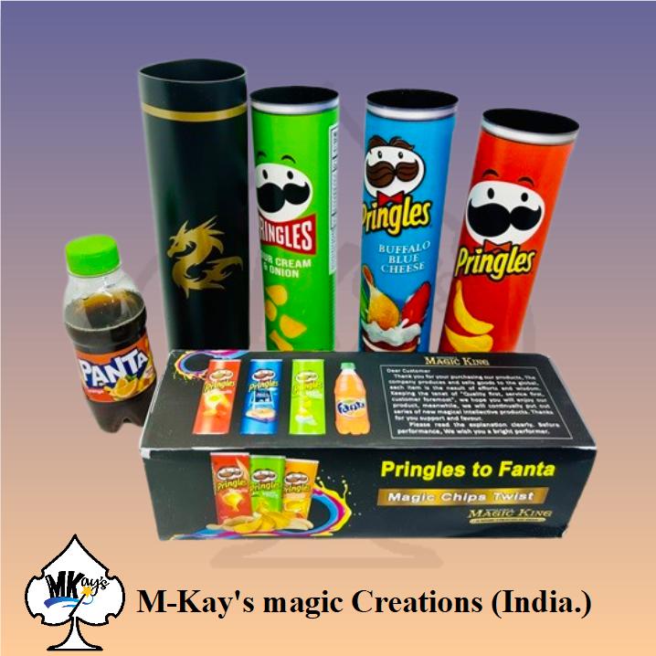 COLOR CHANGING PRINGLES TO SOFT DRINK BOTTLE