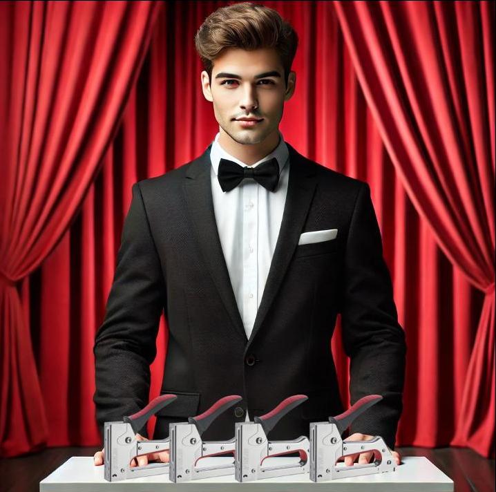 Bharosa Stapler Gun Russian Roulette