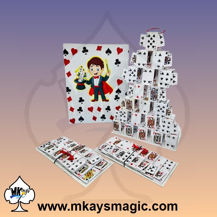 #3 Mini Card Castles From Empty Bag