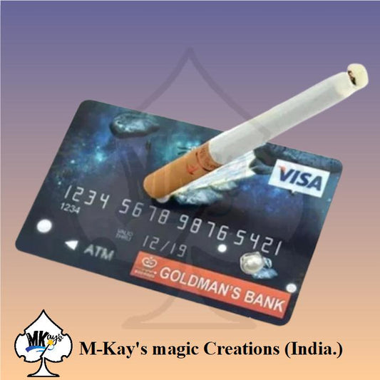 Cigarette Floating Credit Card