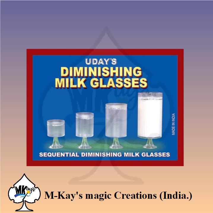 Diminishing Milk Glasses