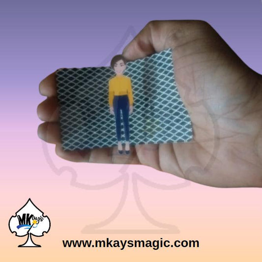 Floating Lady on Card