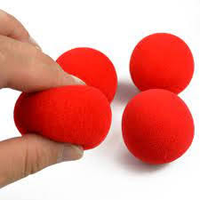 Sponge Balls 1.5 " (Set of 4 balls)